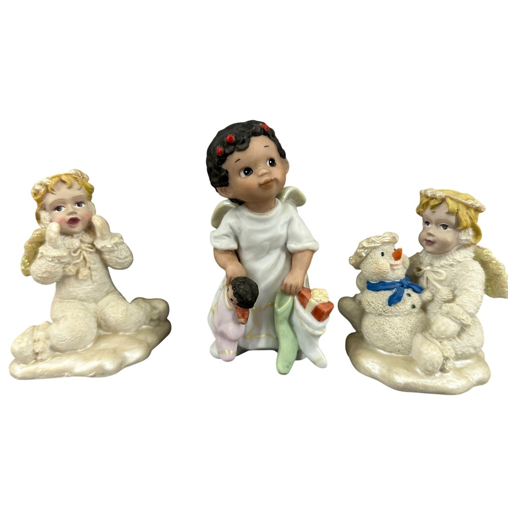 Angels My‎ Gift of Love Christmas Figurine Lot of 3 1996 1998 Vintage